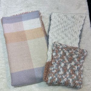 2 LC Lauren Conrad scarves ~ 1 infinity, 1 blanket
